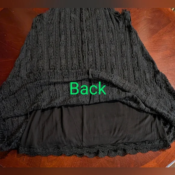 Free People Black Lace Sleeveless Dress Medium - Picture 13 of 15